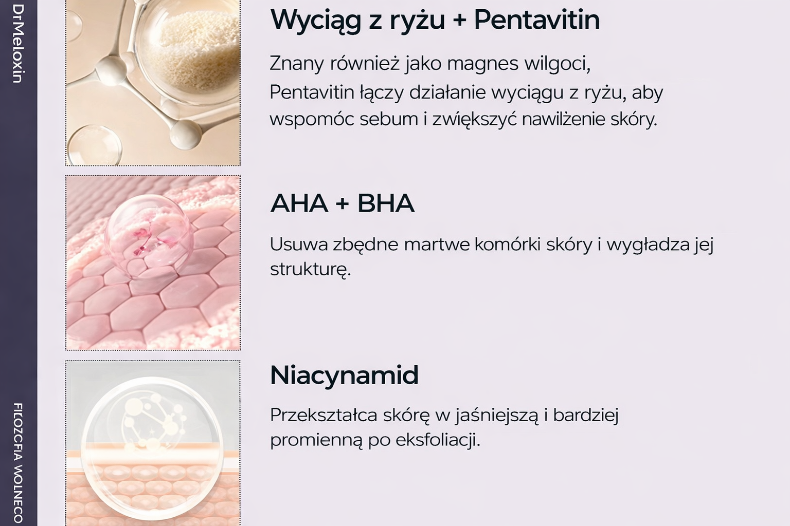[Dr.Melaxin Official] Ampułki Peel Shot Glow Rice Duo - Serum rozjaśniające, peelingujące i nawilżające