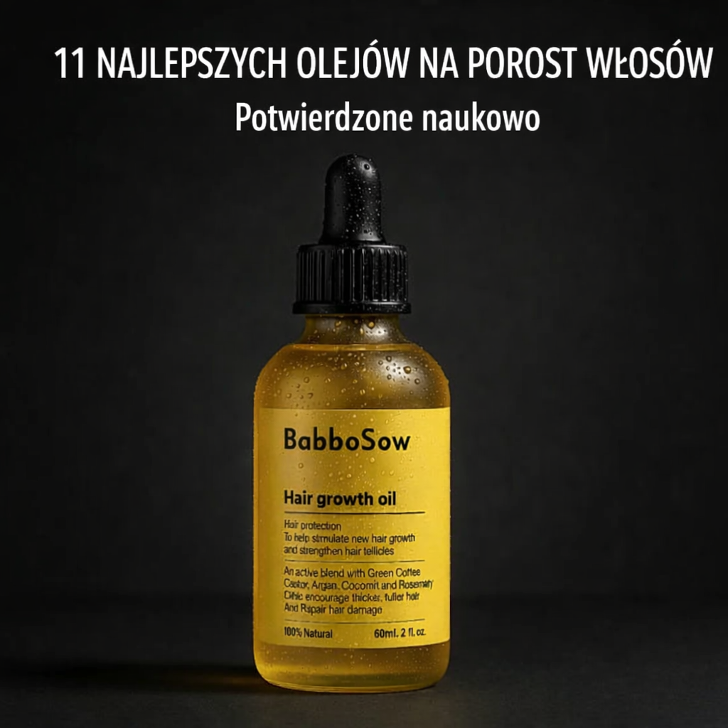 Wegański olejek do włosów