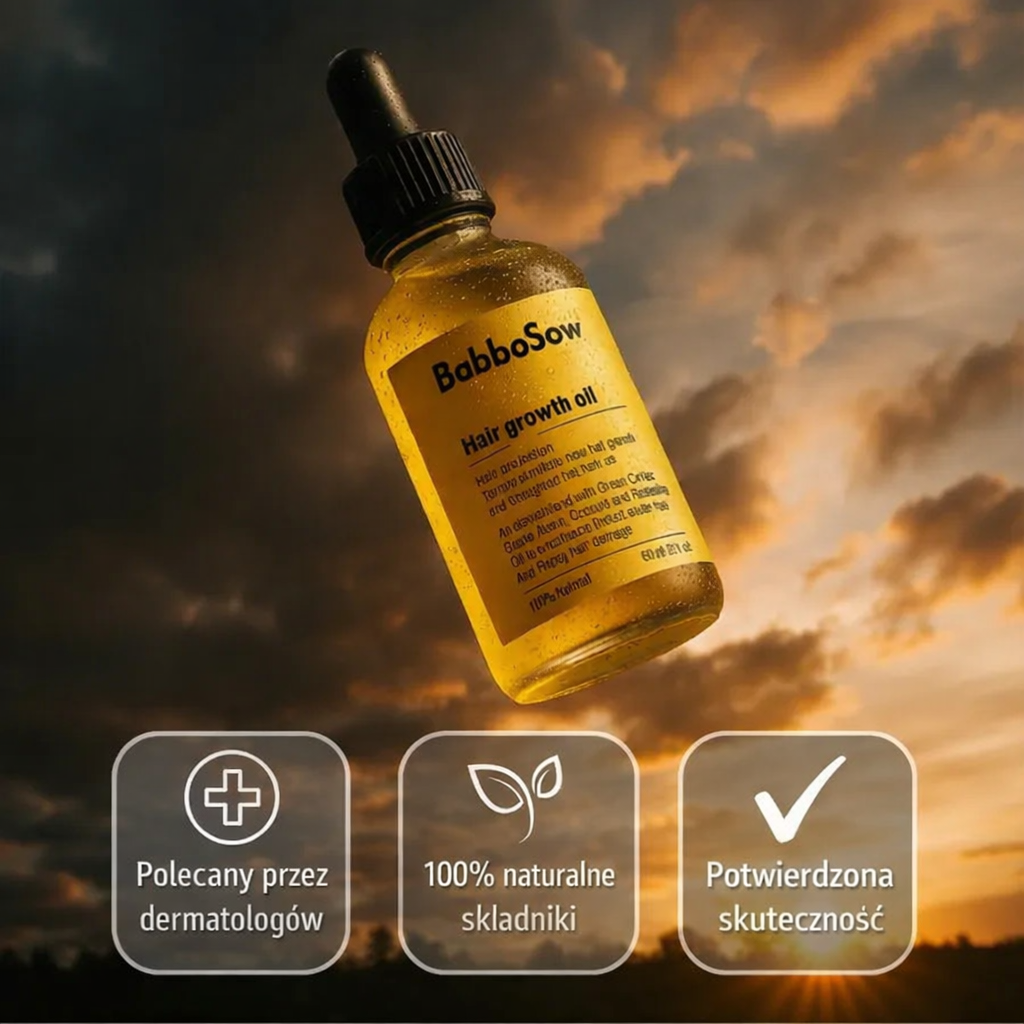Wegański olejek do włosów