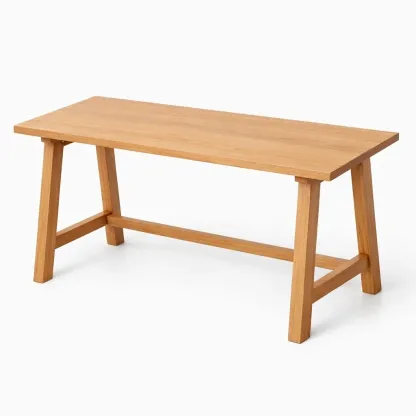 Table basse en bois rectangulaire 120 cm x 60 cm x 45 cm-SOFINIO