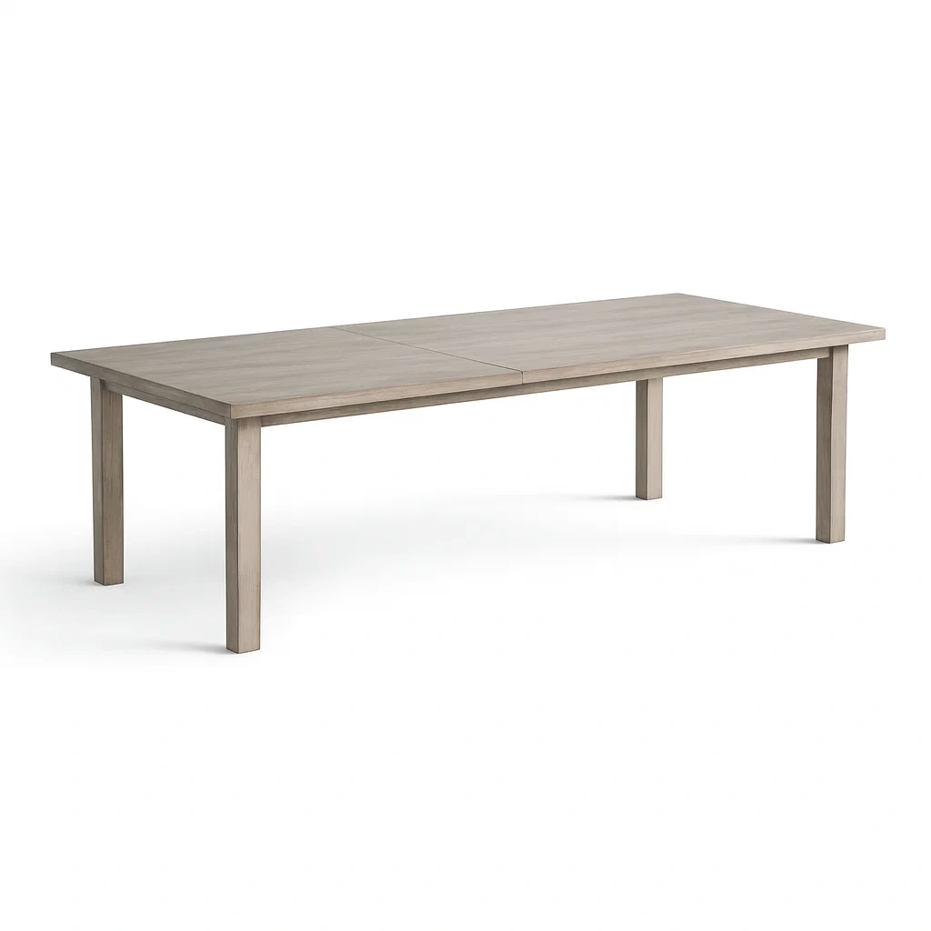 Table extensible rectangulaire en bois chêne-SOFINIO