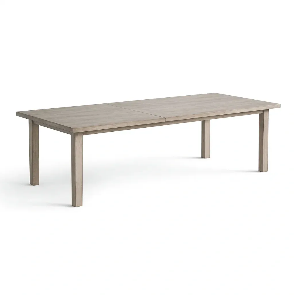 Table extensible rectangulaire en bois chêne-SOFINIO