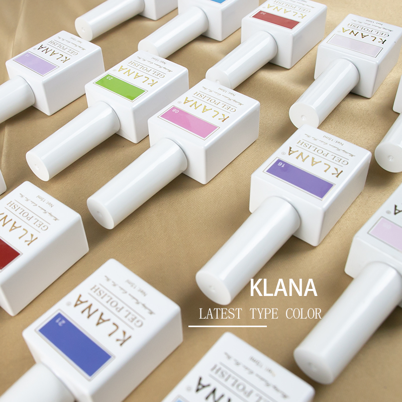 KLANA 15ML 72 COLOR Uv Nail Gel Polish set hema free Organic Non Toxic Gel Nail Polish Uv Gel Polis