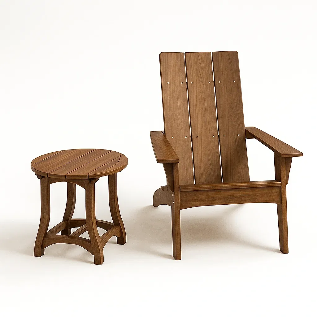 Mobilier d'extérieur,Ensemble de chaises Adirondack - furniessent