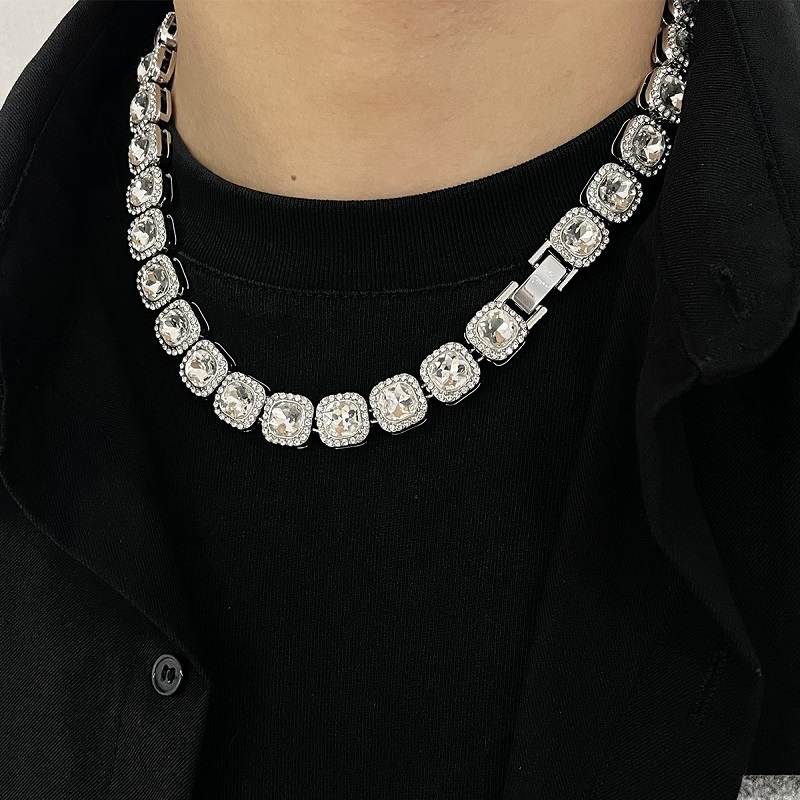Hip Hop Full Diamond Icing Necklace