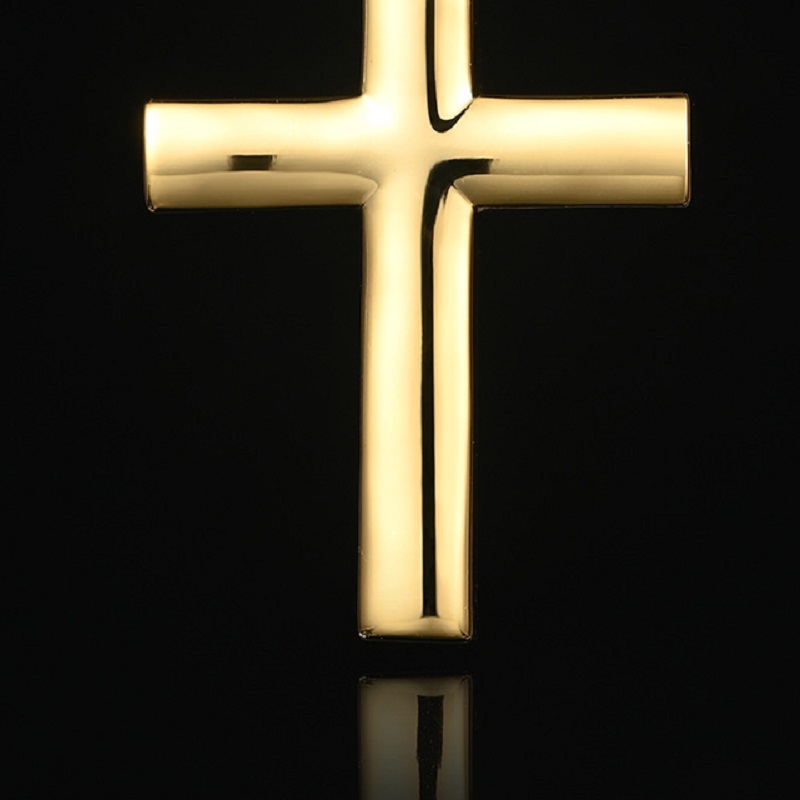 Diamond Zirconia Cross Necklace