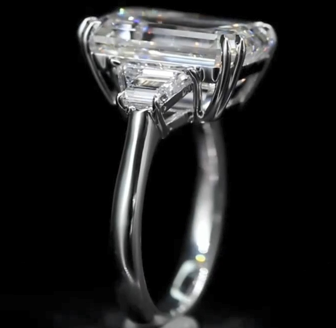 8.0 CT Sterling Silver Women's Eternity Ring