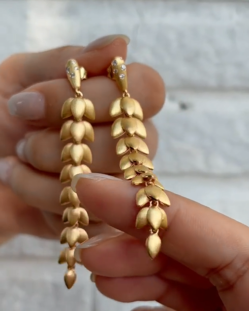 0.5 CT Sterling Silver Women's Drop Earrings