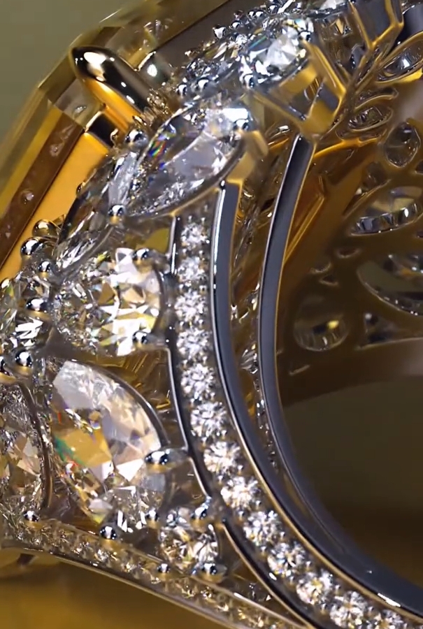 6 CT Crushed Ice Emerald Cut  Gemstone Wedding Engagement Ring