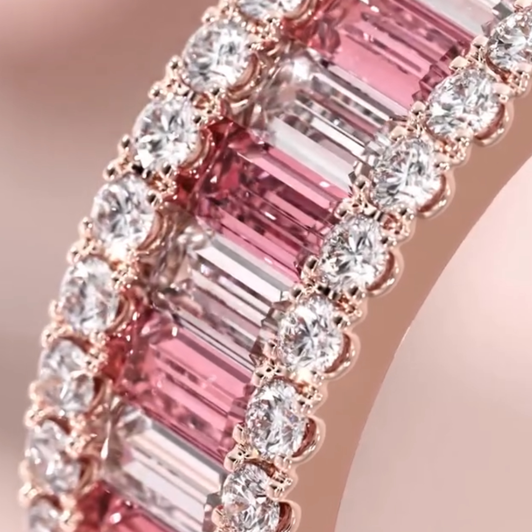Fashion Double-tone Wide Band Ring