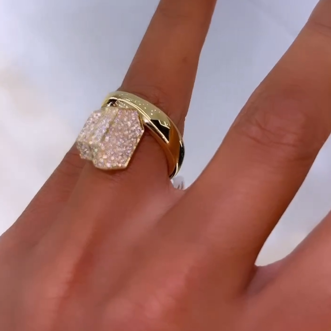 2.15ctw White Stone Ring in Sterling Silver