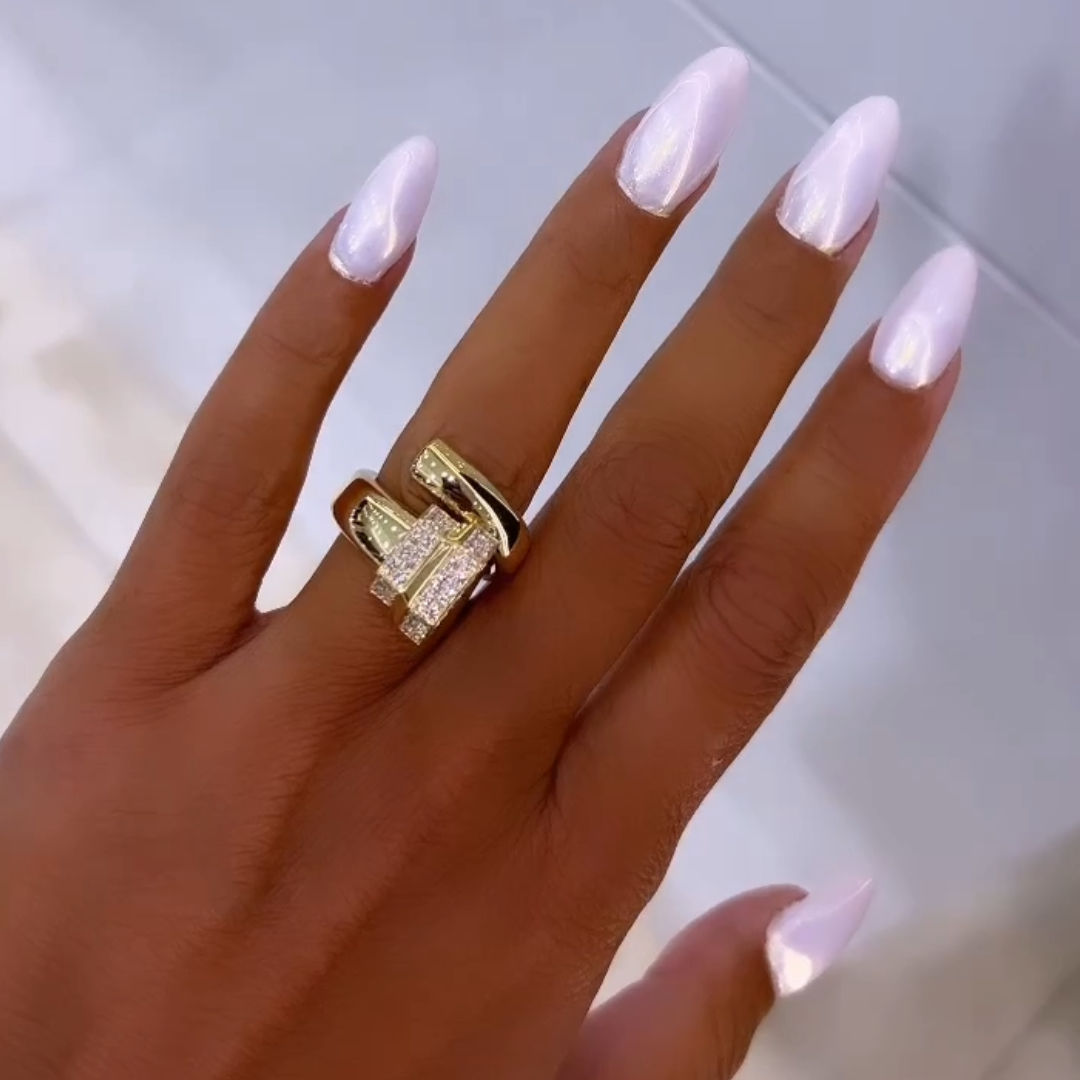 2.15ctw White Stone Ring in Sterling Silver