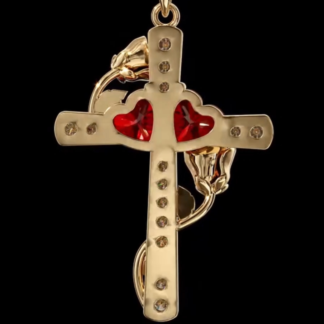 Love & Faith Cross Pendant Necklace