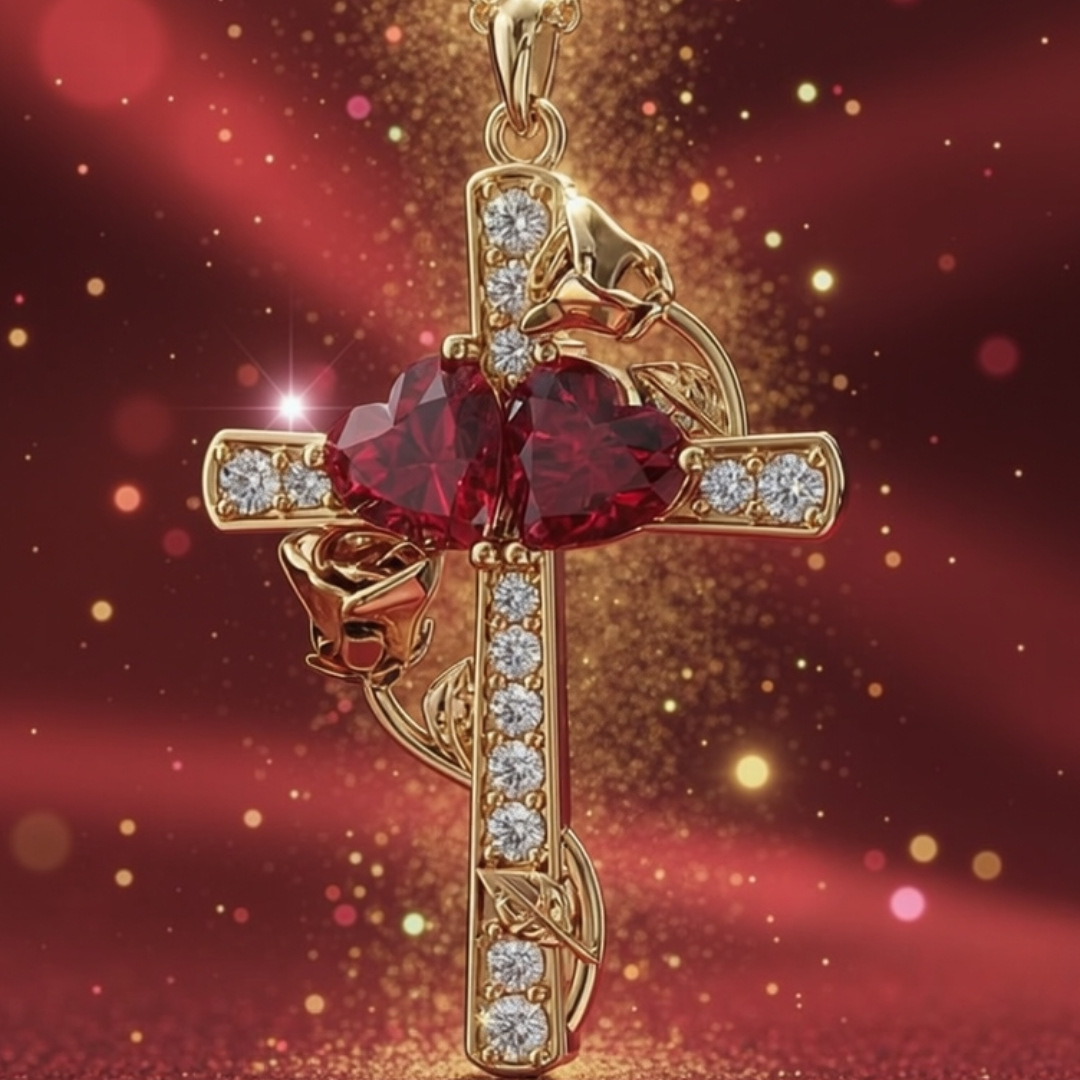 Love & Faith Cross Pendant Necklace