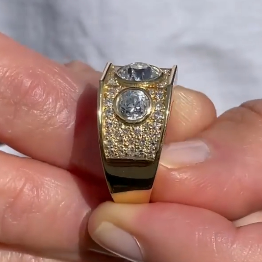 Vintage Design Trilogy Eternity Ring