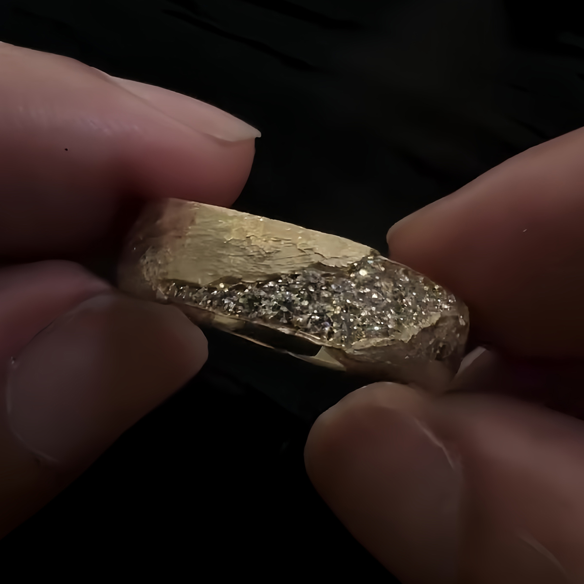 Vintage Matte Finish Wedding Ring Unisex Band Sterling Silver