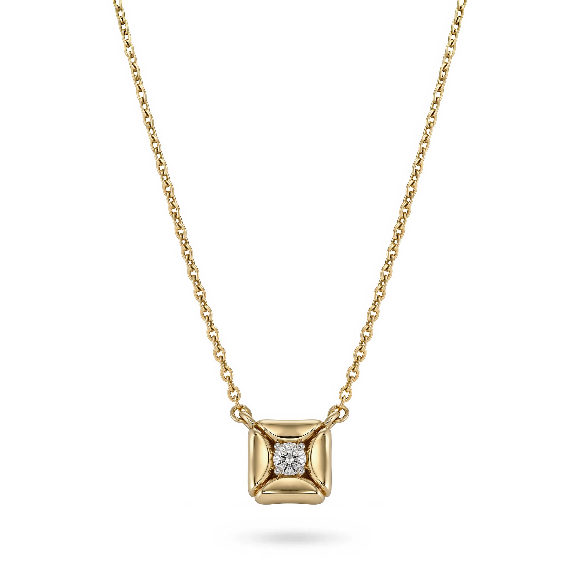 Unique Design 2ct Flower Necklaces
