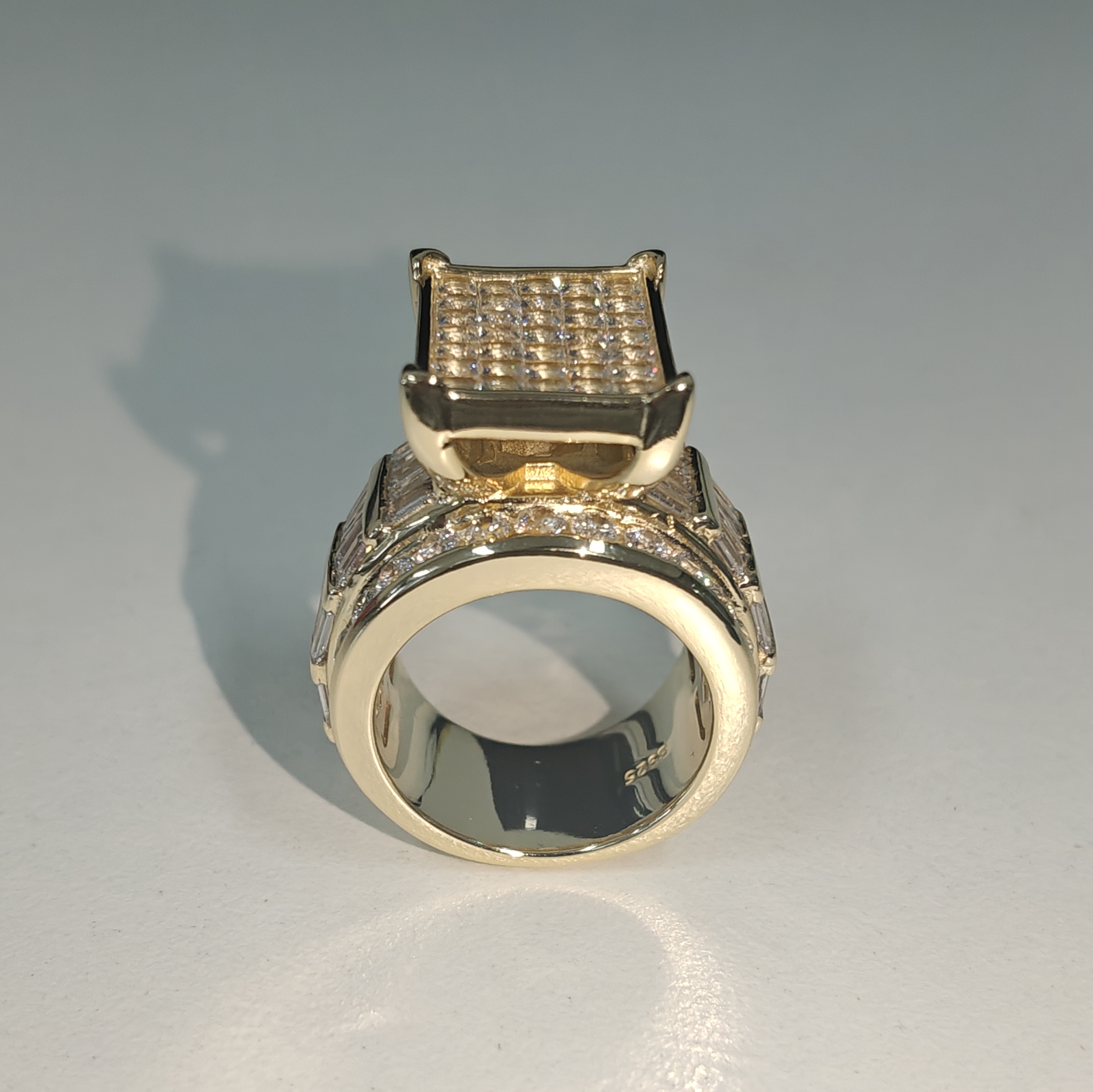 17.95ctw Multi-cut Luxury Sterling Silver Handmade Ring