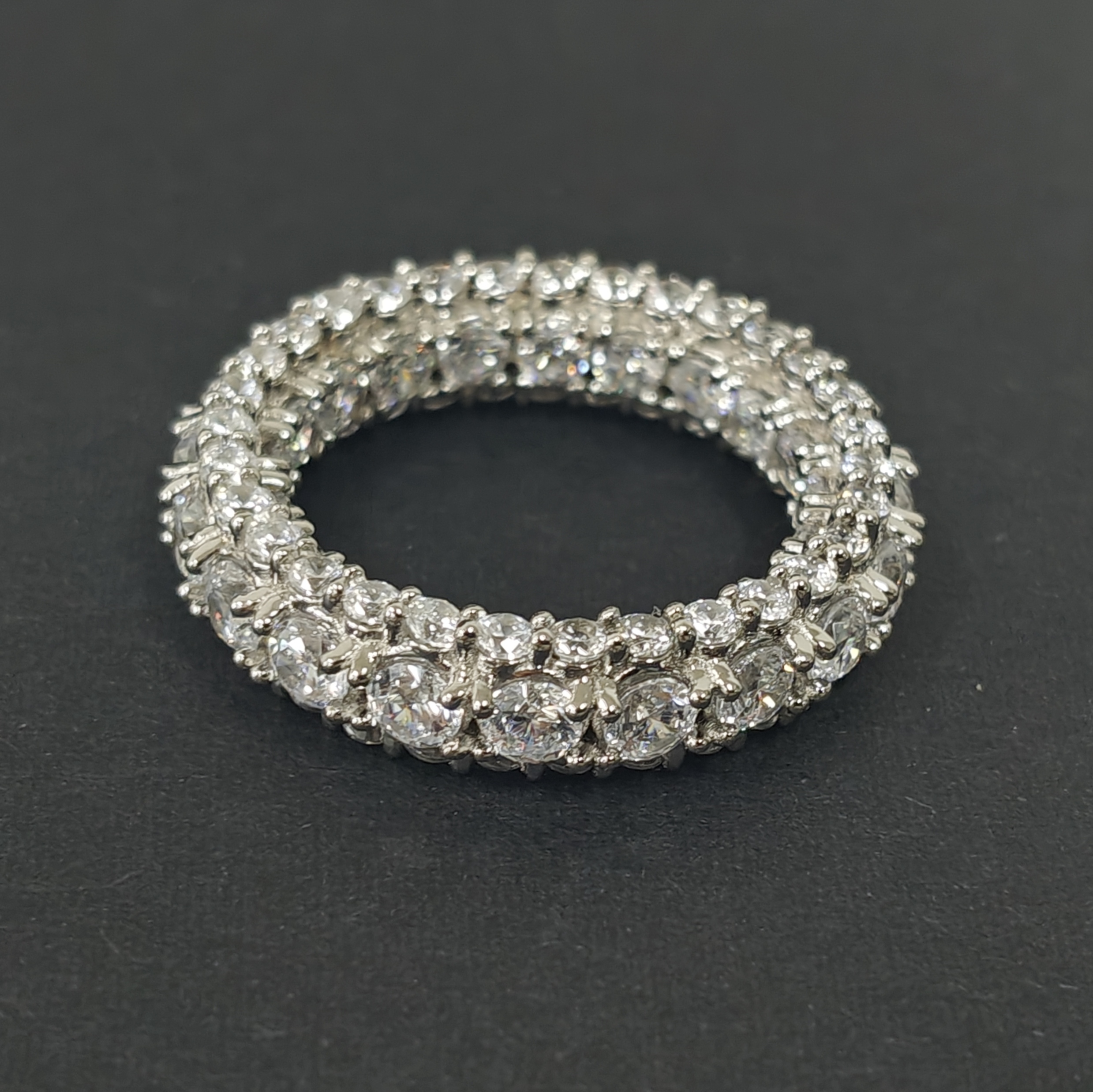 5ct Round Cut Sterling Silver Handmade Ring