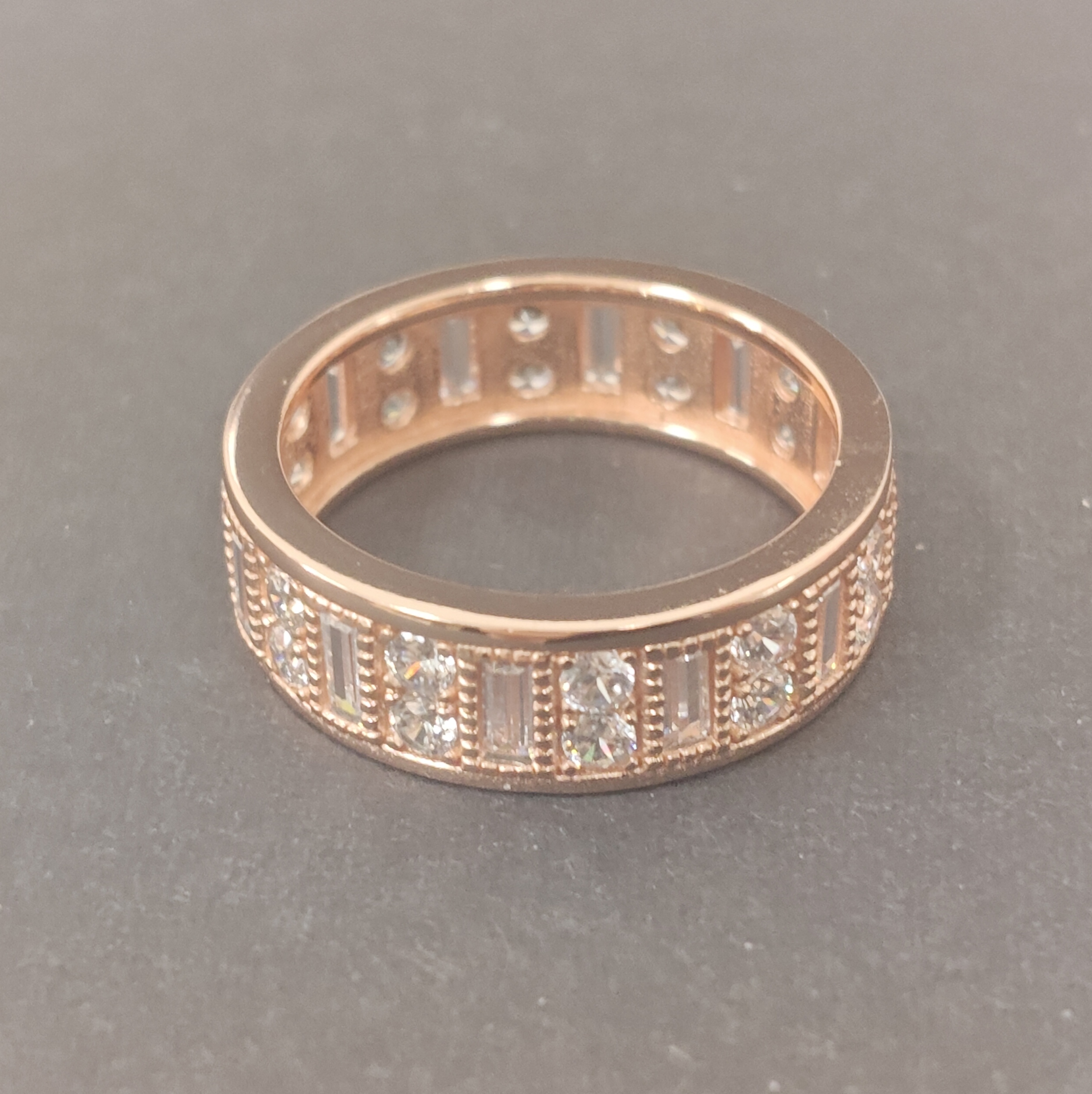 5ct Baguette Cut Handmade Sterling Silver Ring
