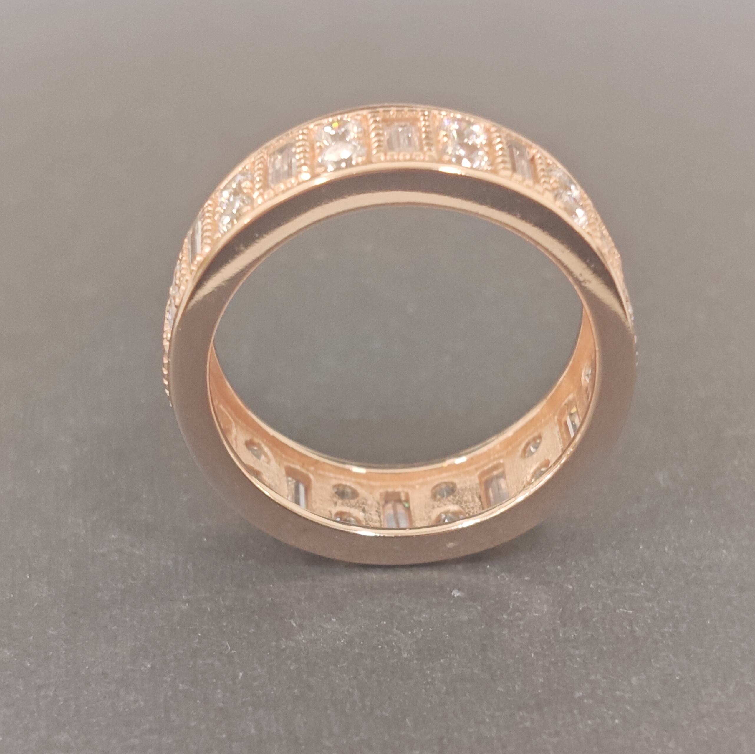 5ct Baguette Cut Handmade Sterling Silver Ring