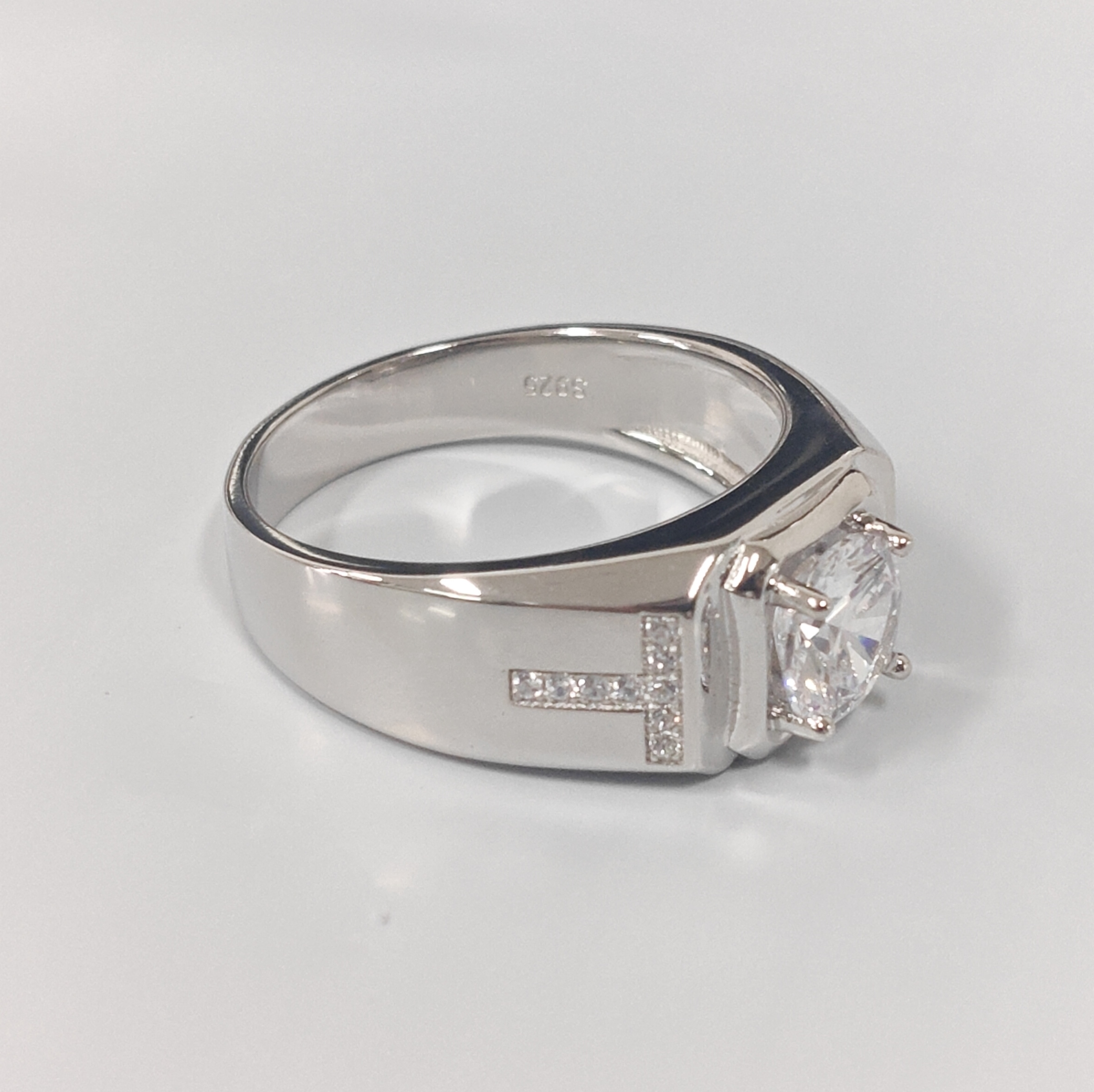 3ct Round Cut Handmade Men's Ring