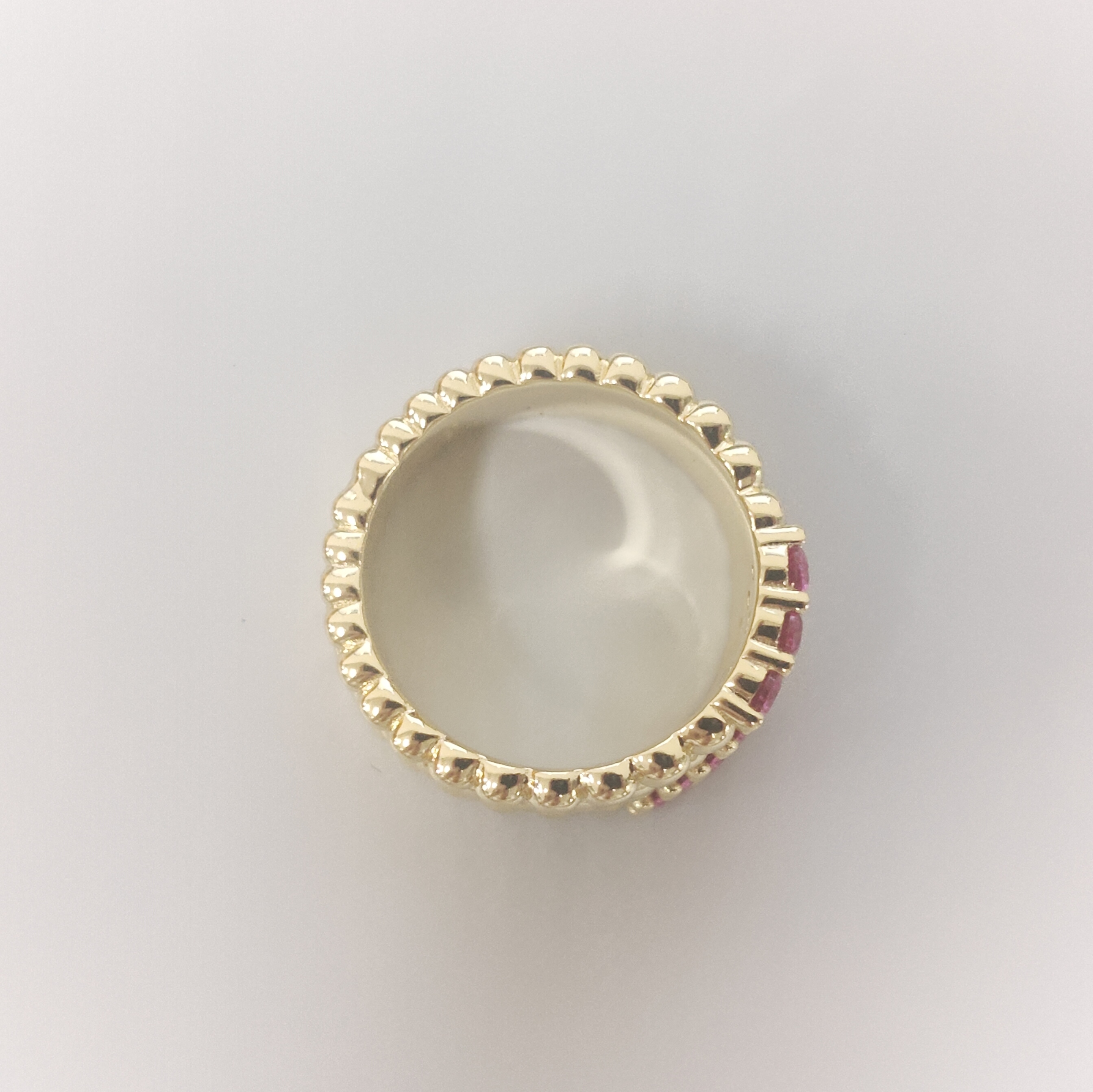 1.0CT Five Rows Of Round Balls Round Cut Wending Band