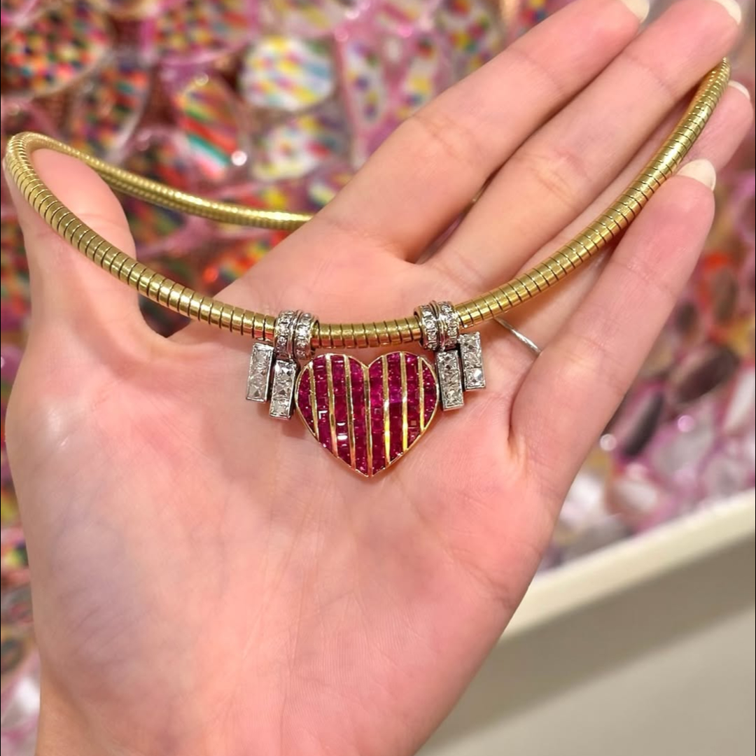 Fashion Love Hear Choker Necklace