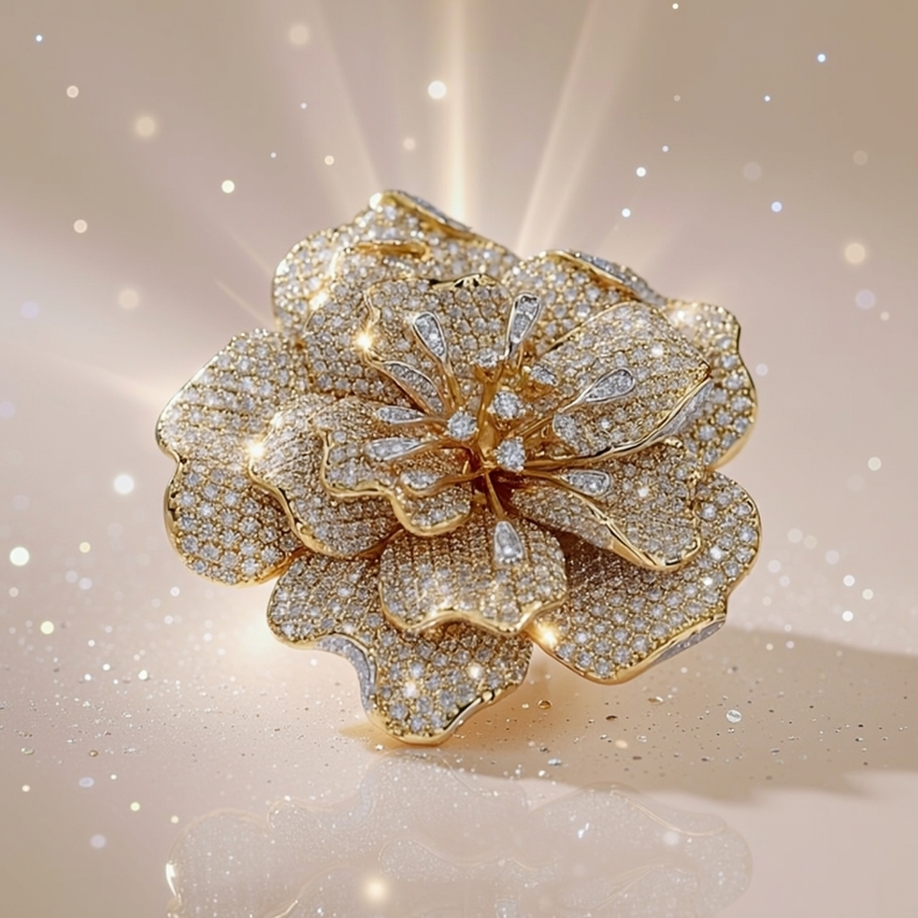 7.95ct Luxury Flower Design Cocktail Ring