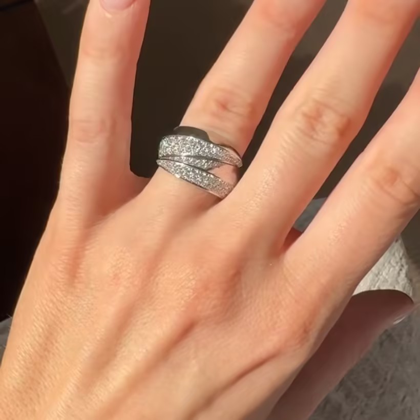 1.15ctw Vintage Design Panthere Griffe Ring