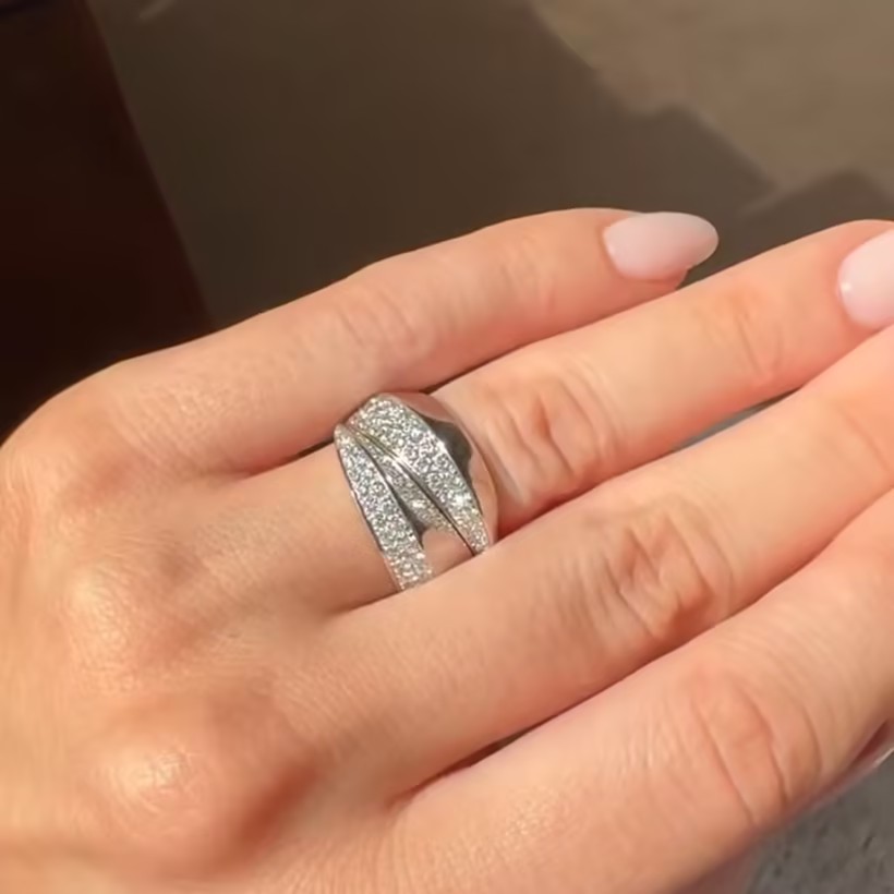 1.15ctw Vintage Design Panthere Griffe Ring