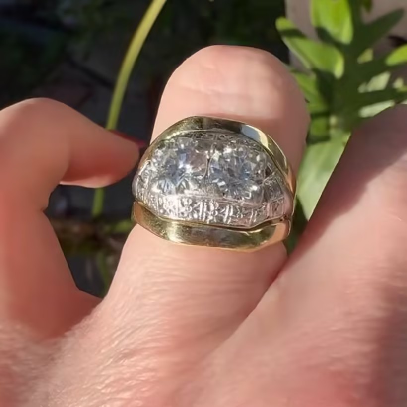 1.68ct Art Deco Old Europen Cut Legacy Ring