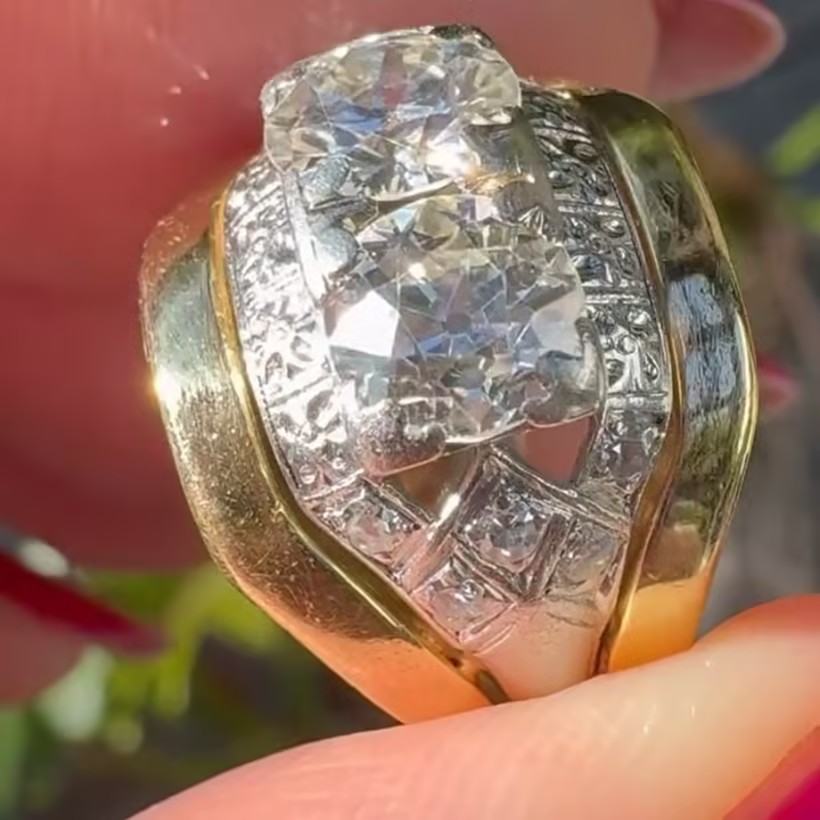 1.68ct Art Deco Old Europen Cut Legacy Ring