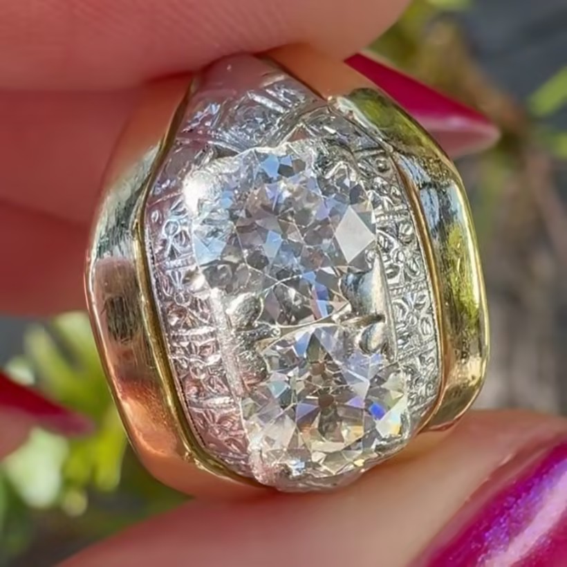 1.68ct Art Deco Old Europen Cut Legacy Ring