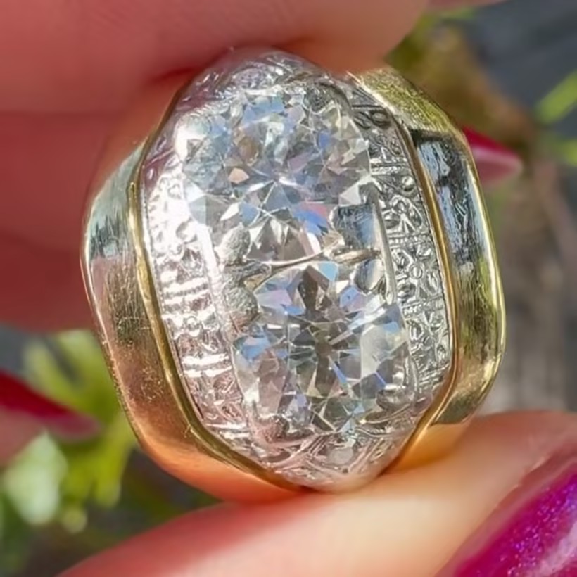 1.68ct Art Deco Old Europen Cut Legacy Ring