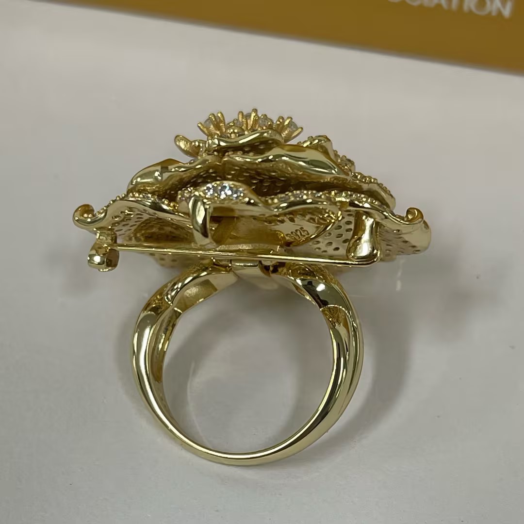 7.95ct Luxury Flower Design Cocktail Ring