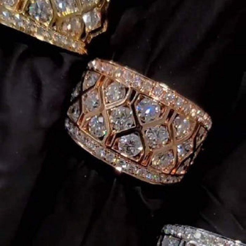 4.5 CT Handmade White Sapphire Round Cut Eternity Band Ring