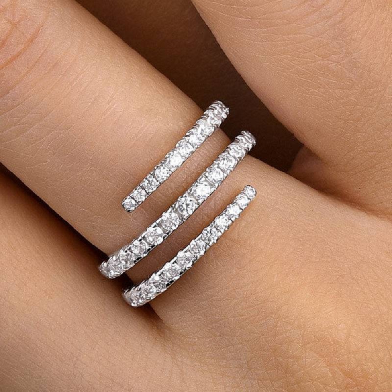 1.0 Carat Unique Round Cut Wedding Band