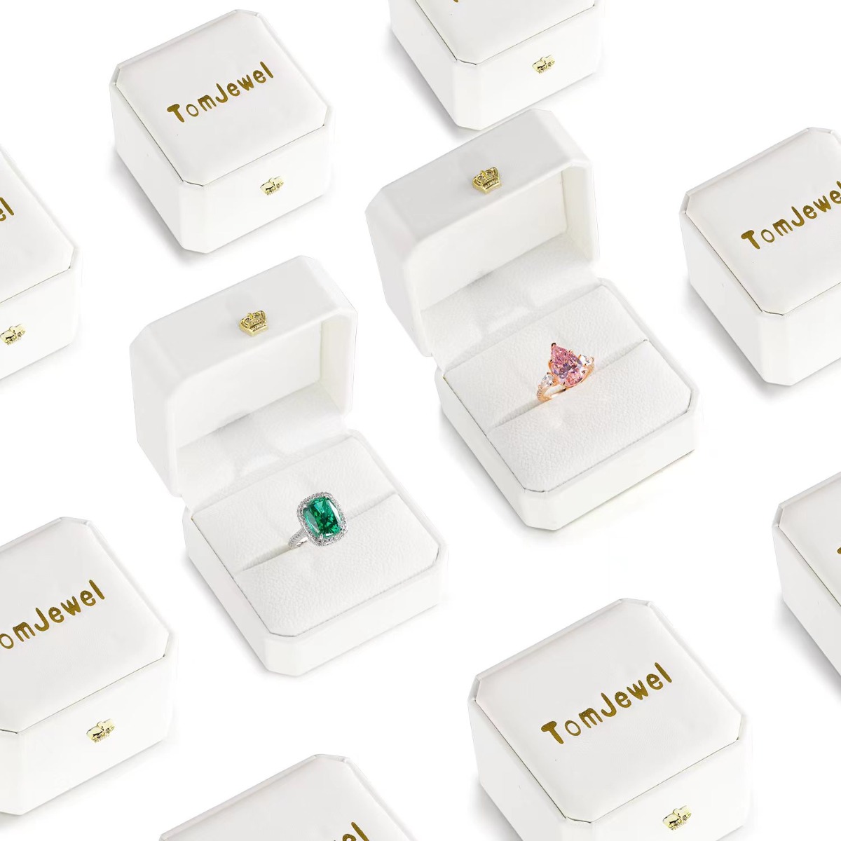 2ct Round Cut Zircon Sterling Silver Ring