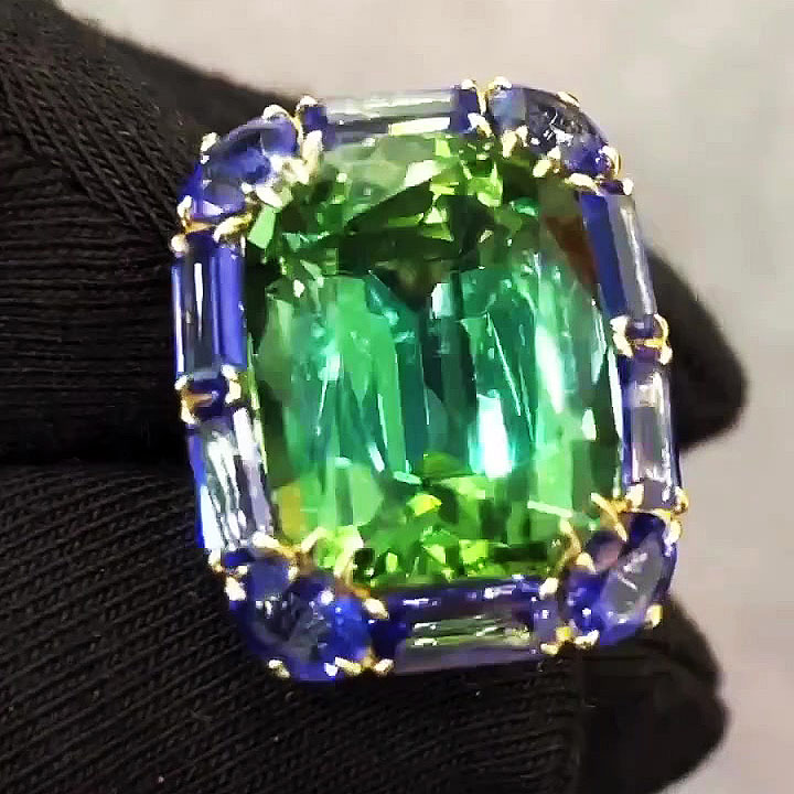 6.75ct Cushion Cut Sterling Silver Handmade Ring