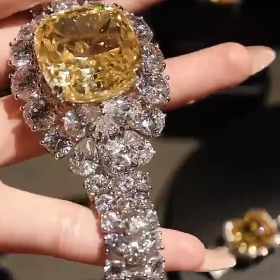 150ct Princess Cut Diamond Luxury Auction Style Vintage Sterling Silver Bracelet