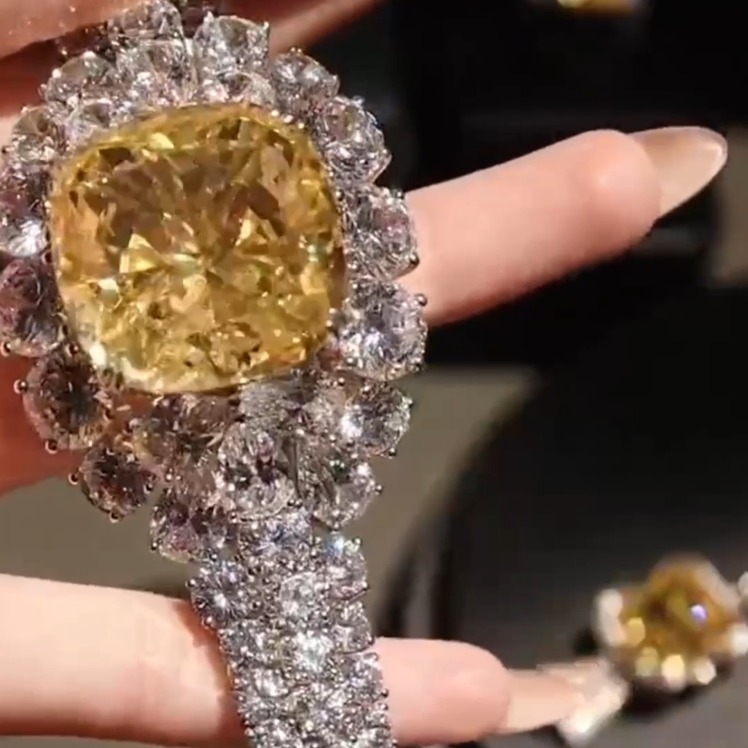 150ct Princess Cut Diamond Luxury Auction Style Vintage Sterling Silver Bracelet