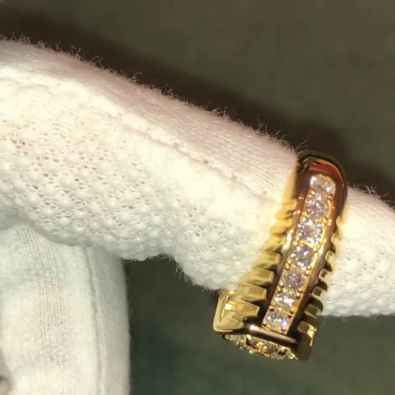2.5ct Round Cut White Sapphire Yellow Gold Engagement Ring