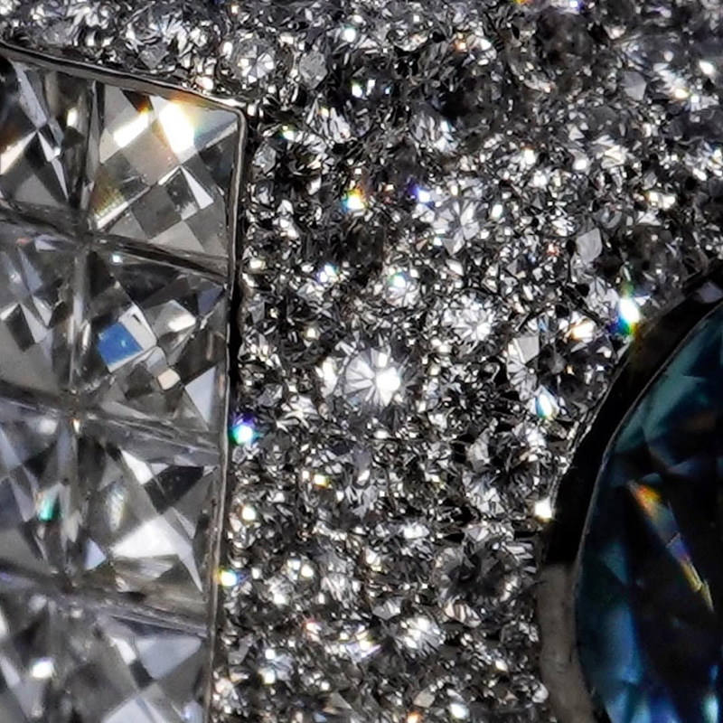 3ct Round Cut Aquamarine Pave Set Handmade Classic Men's Ring