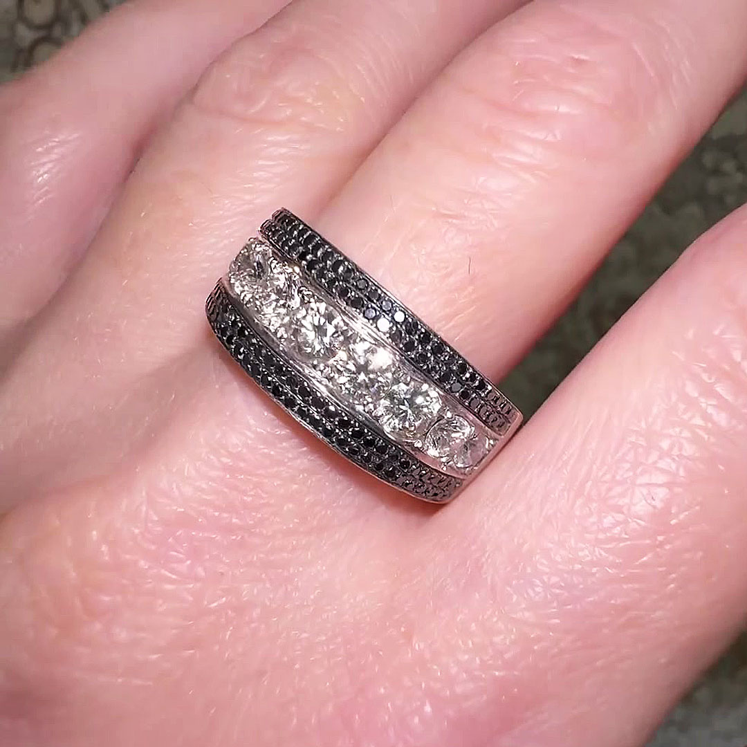 2.35ct Round Cut Handmade Men's Ring