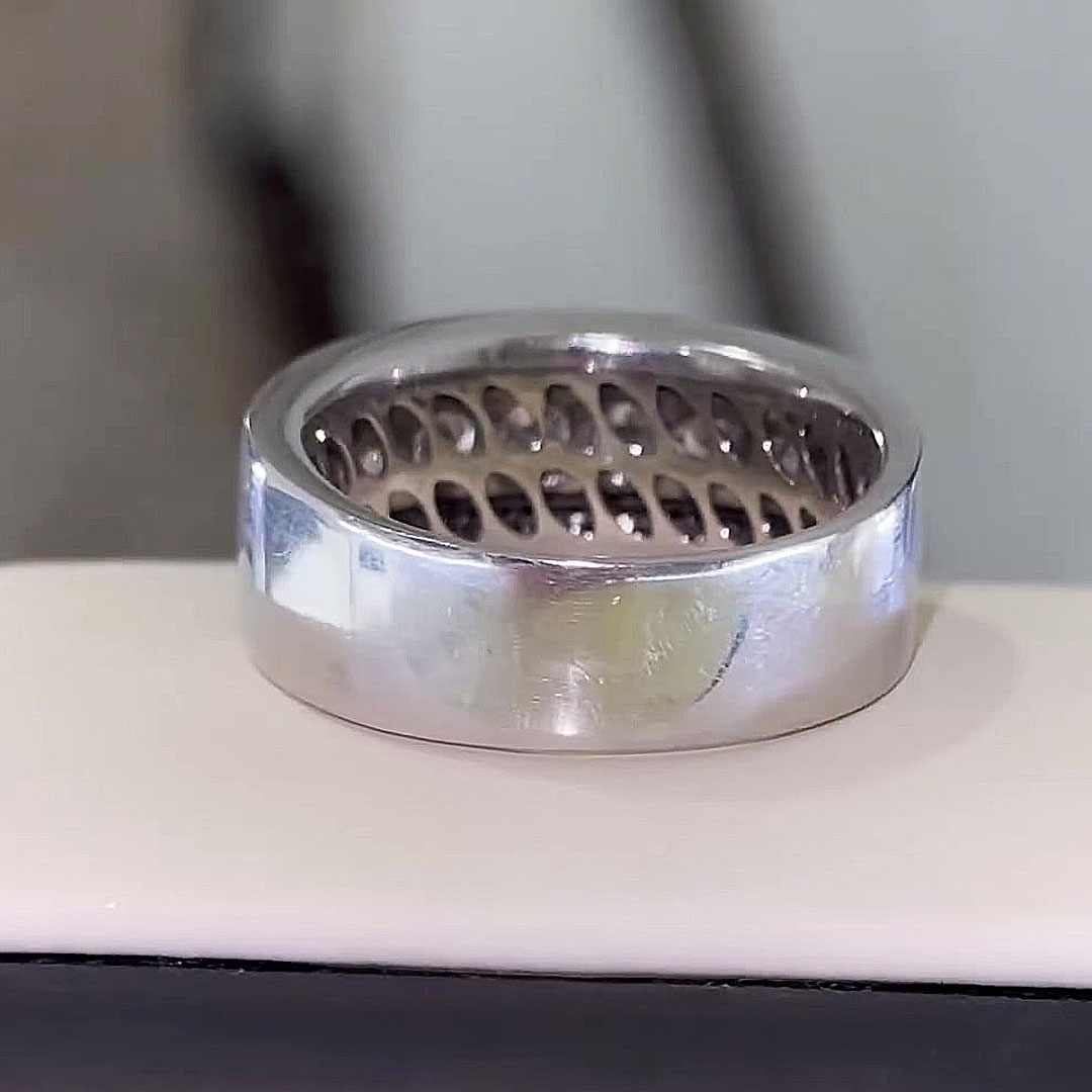 2.35ct Round Cut Handmade Men's Ring