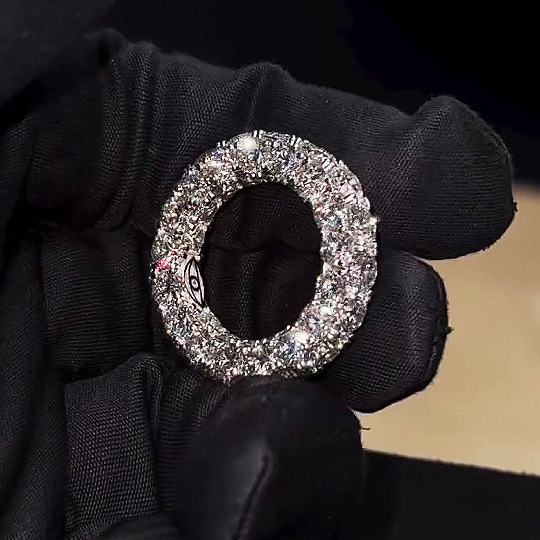 5ct Round Cut Sterling Silver Handmade Ring