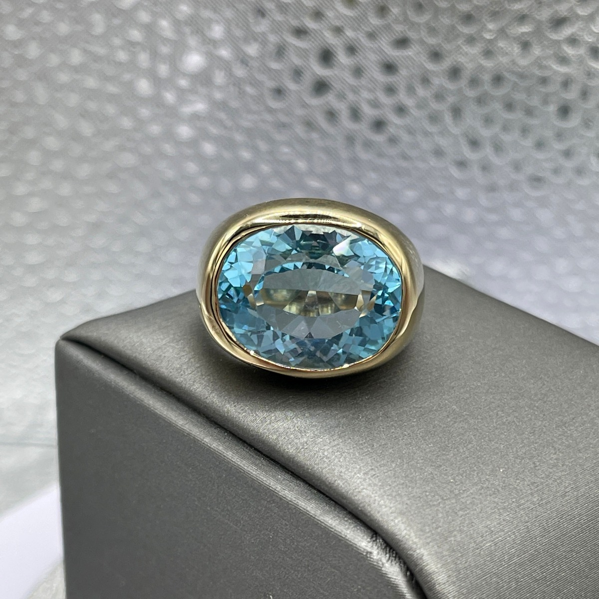 4ct Oval Cut Sterling Silver Handmade Ring