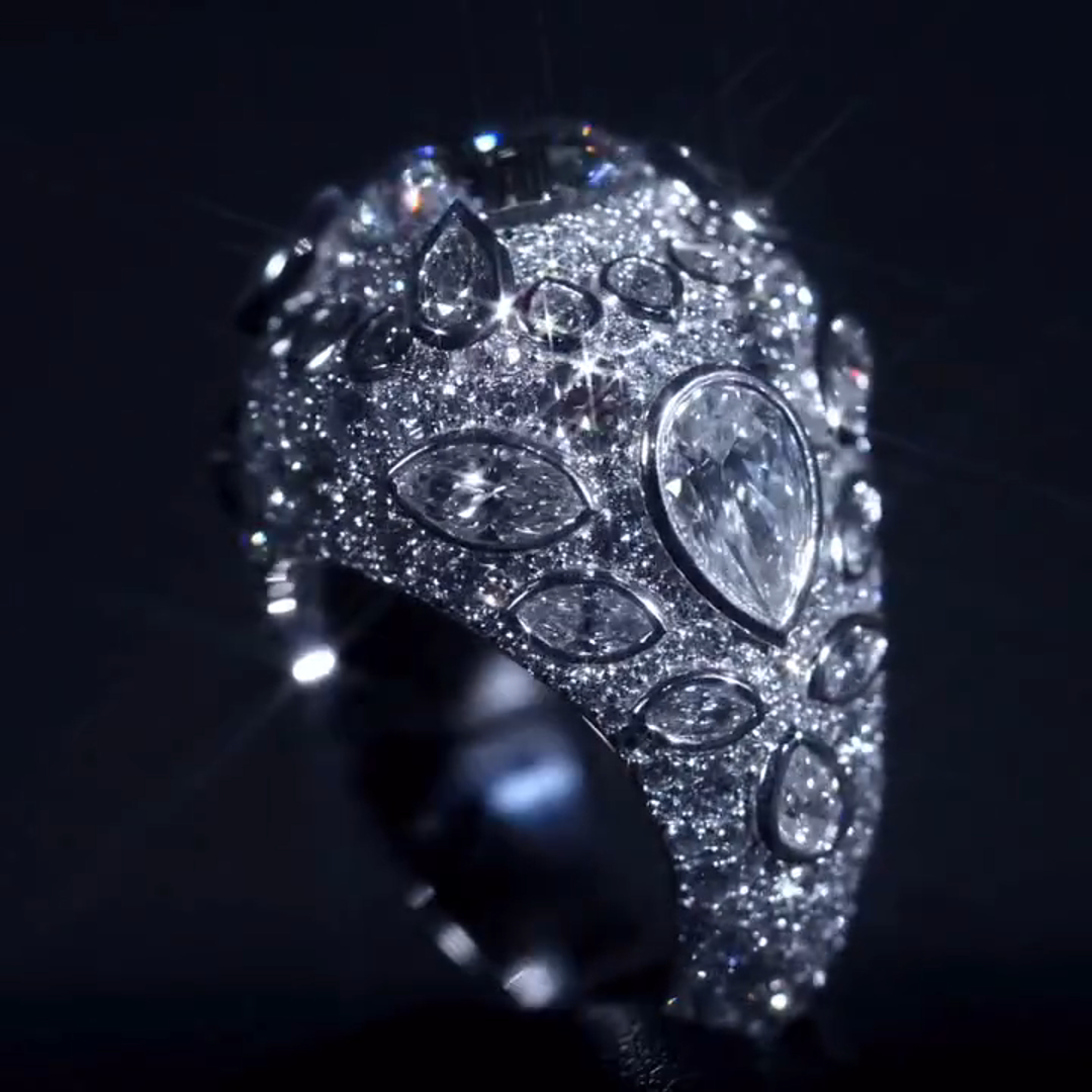 18ct Round Cut Zircon Luxury Sterling Silver Handmade Men's Ring