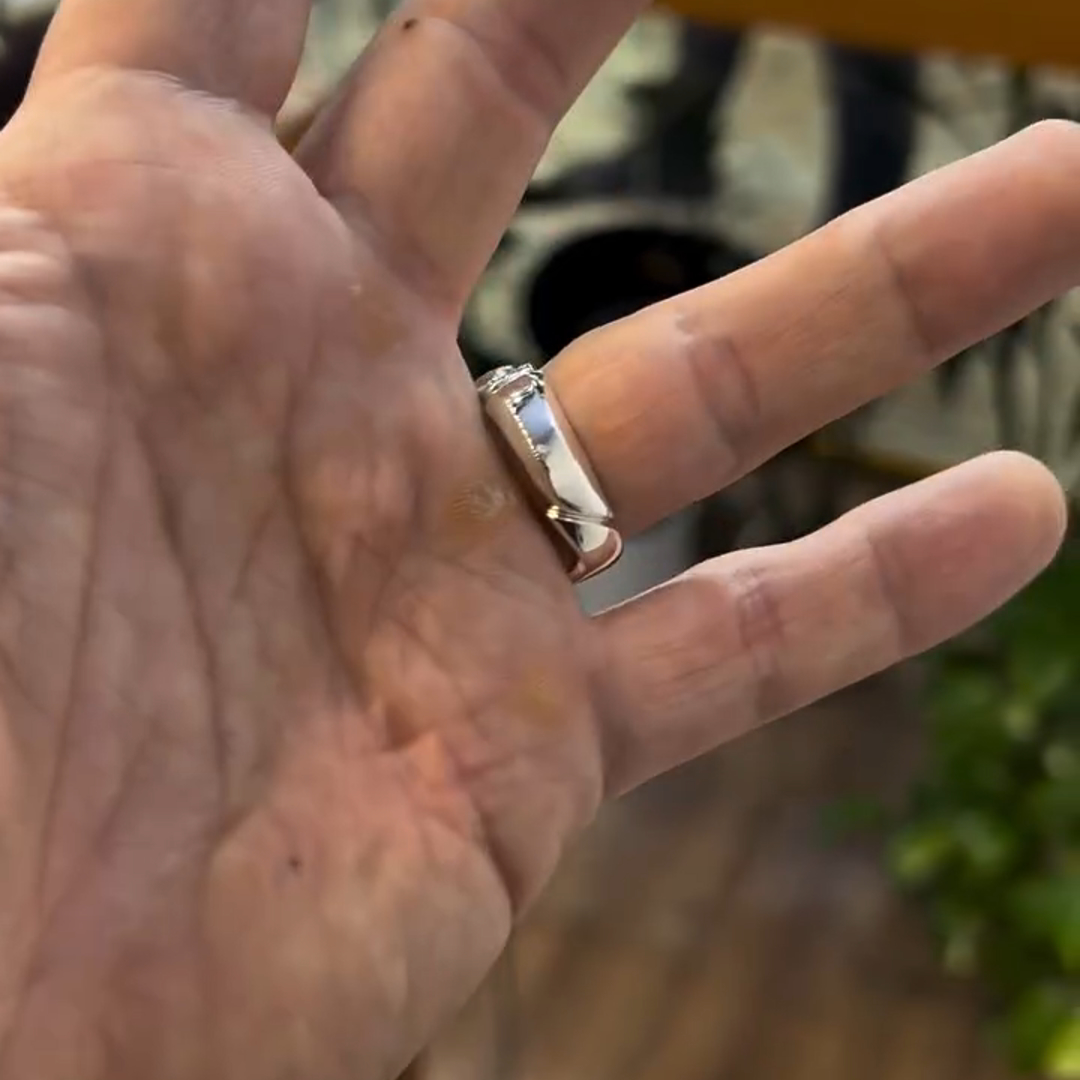 6ct Cushion Cut Zircon Classic Luxury Sterling Silver Handmade Ring